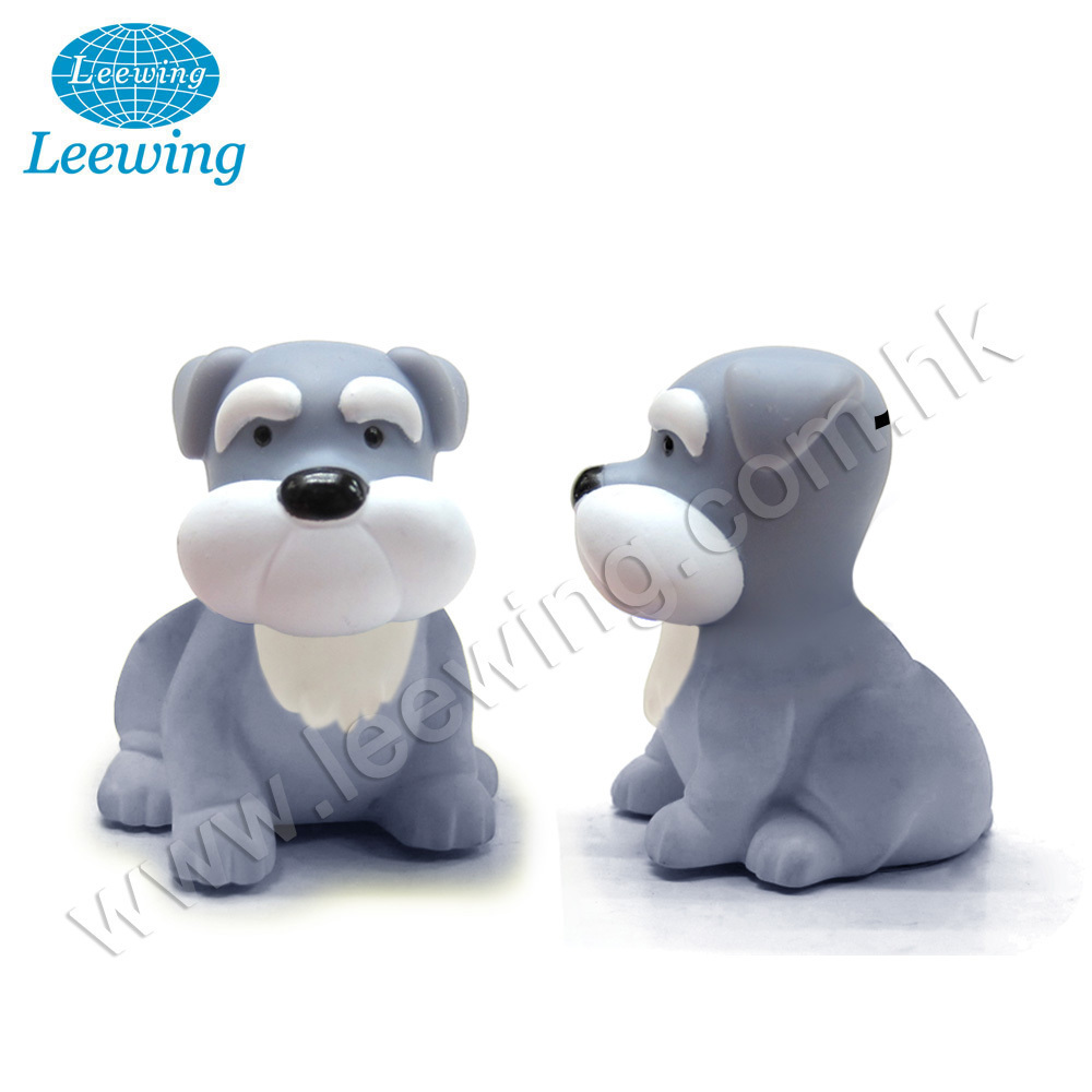 High Quality Vinyl Toy Manufacturer Custom Made Plastic Bull Terrier Puppy Dog Coin Bank Animal Money Saving Box Piggy Bank