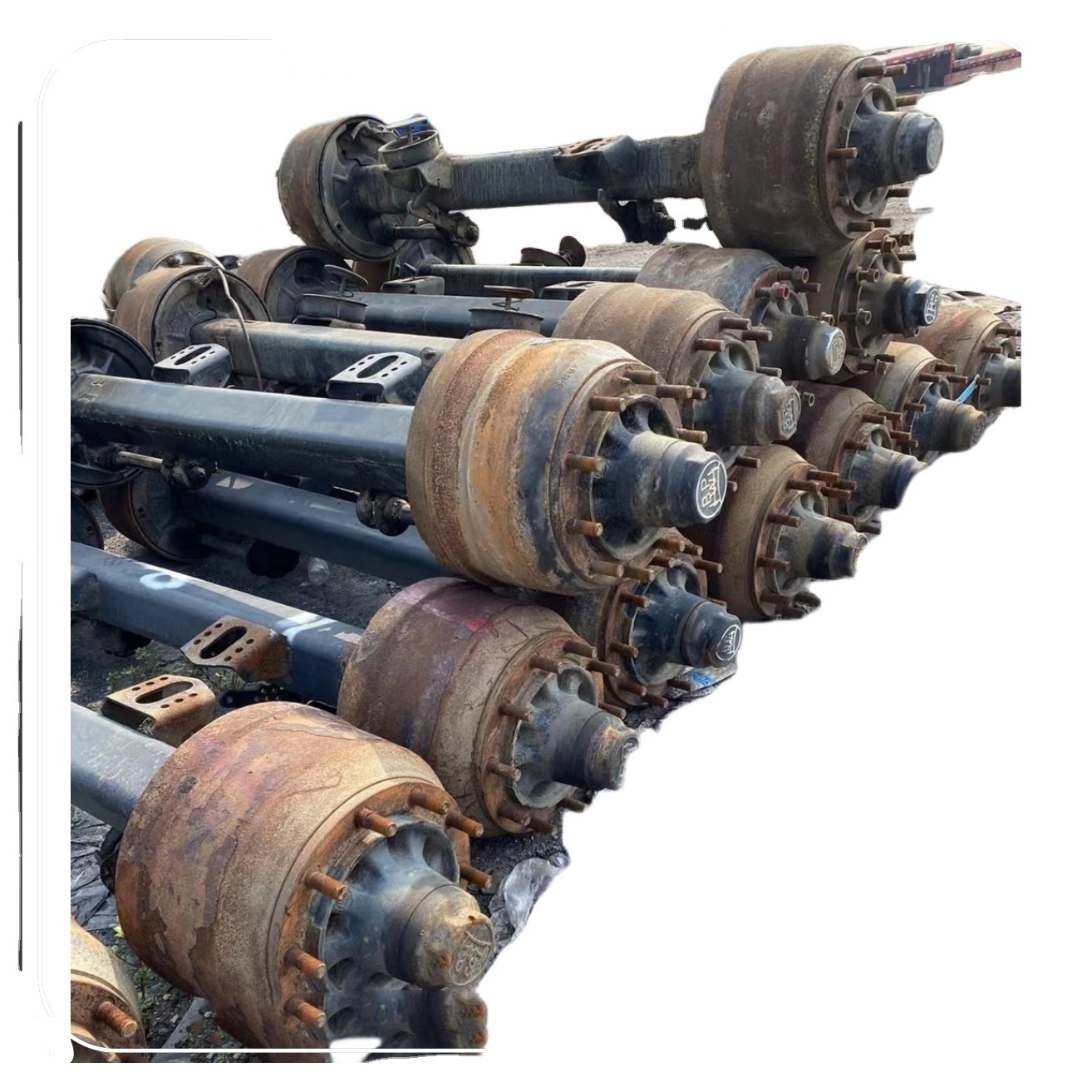 Low-price and high-quality used trailer axles and trailer accessories that sell well in Africa