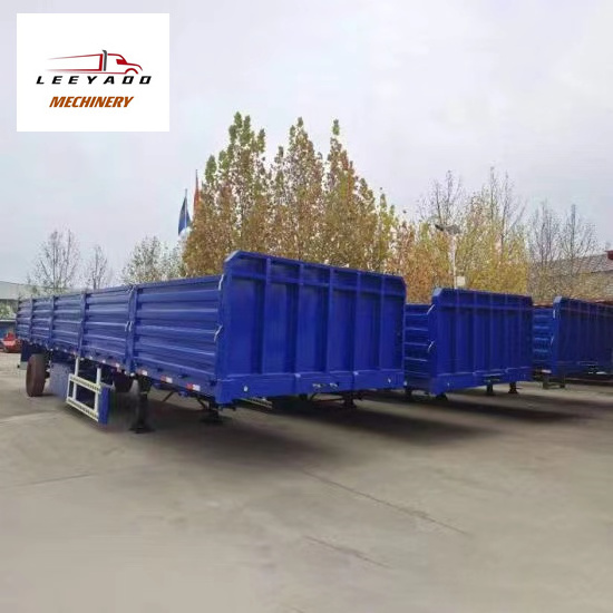 Side Wall Semi Trailer Stake Animal Transport Fence Cargo Panels Trailer 4 Axle 50-80 Ton Steel Customized Truck Trailers CN;SHN