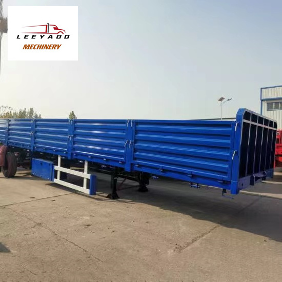 Side Wall Semi Trailer Stake Animal Transport Fence Cargo Panels Trailer 4 Axle 50-80 Ton Steel Customized Truck Trailers CN;SHN