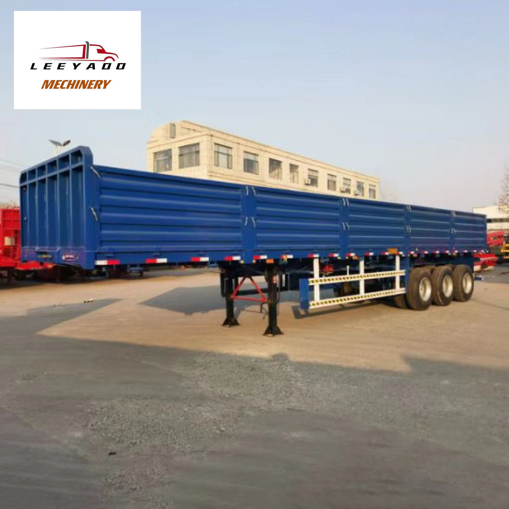 Side Wall Semi Trailer Stake Animal Transport Fence Cargo Panels Trailer 4 Axle 50-80 Ton Steel Customized Truck Trailers CN;SHN