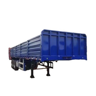 Side Wall Semi Trailer Stake Animal Transport Fence Cargo Panels Trailer 4 Axle 50-80 Ton Steel Customized Truck Trailers CN;SHN