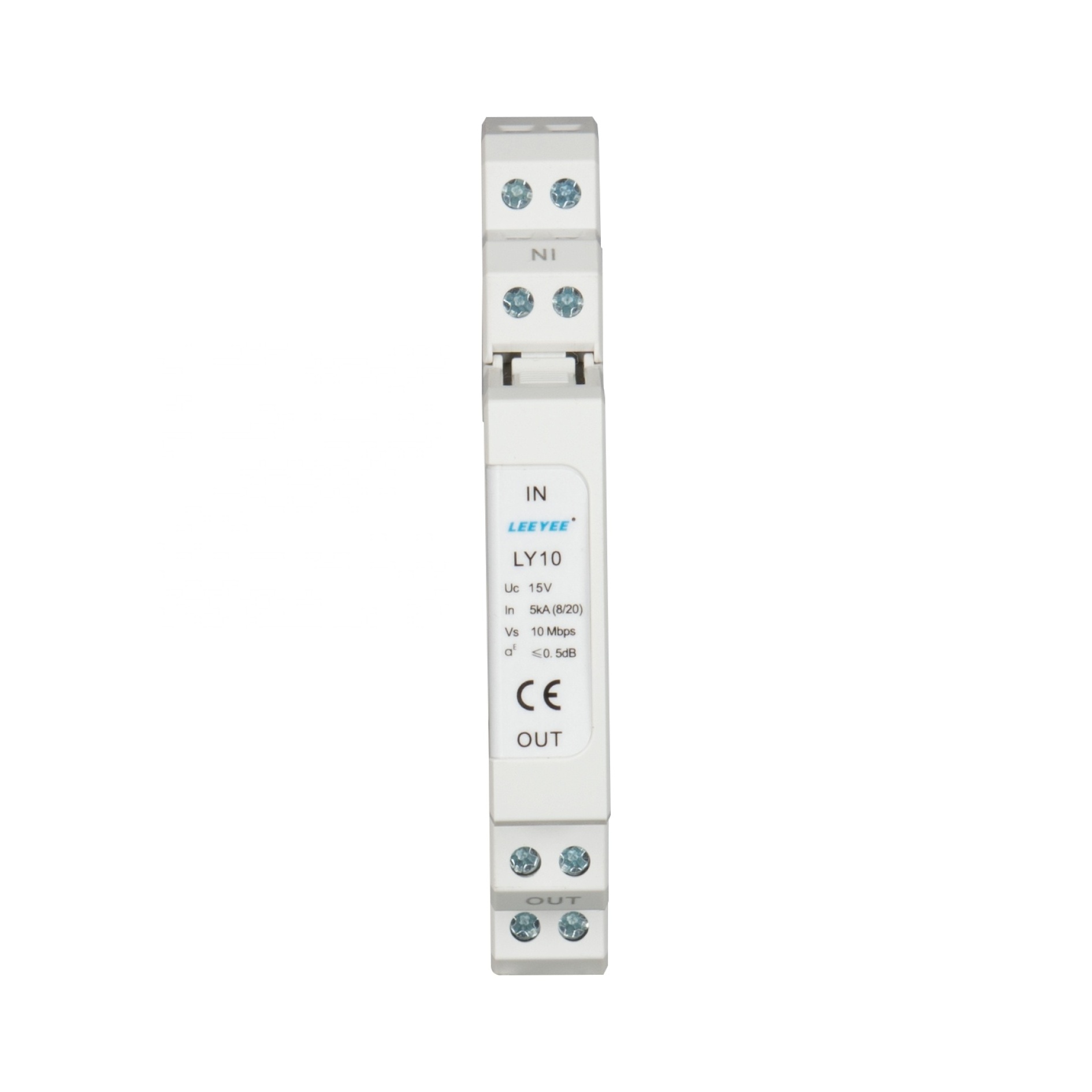 Leeyee RS485 Surge Protector DC 15V 5kA Surg Arrester Surge Protection Device For Home