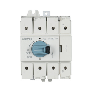 Solar AC Lightning Protection Isolating Switch High-quality Waterproof 4P 800V 125A Switches Solar PV System Disconnect Switch