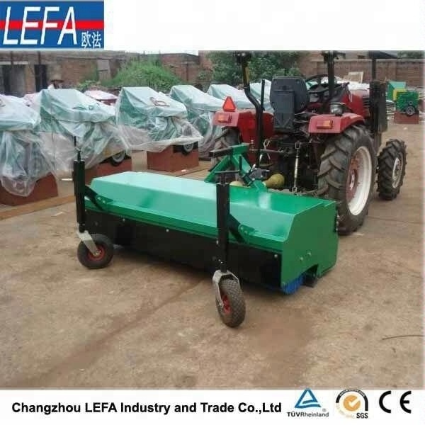 Mini Farm Agricultural Tractor Pto Driven Road Sweeper China Provided 3 Point Hitch Suspension Type 1 Nylon Floor Sweeper 168