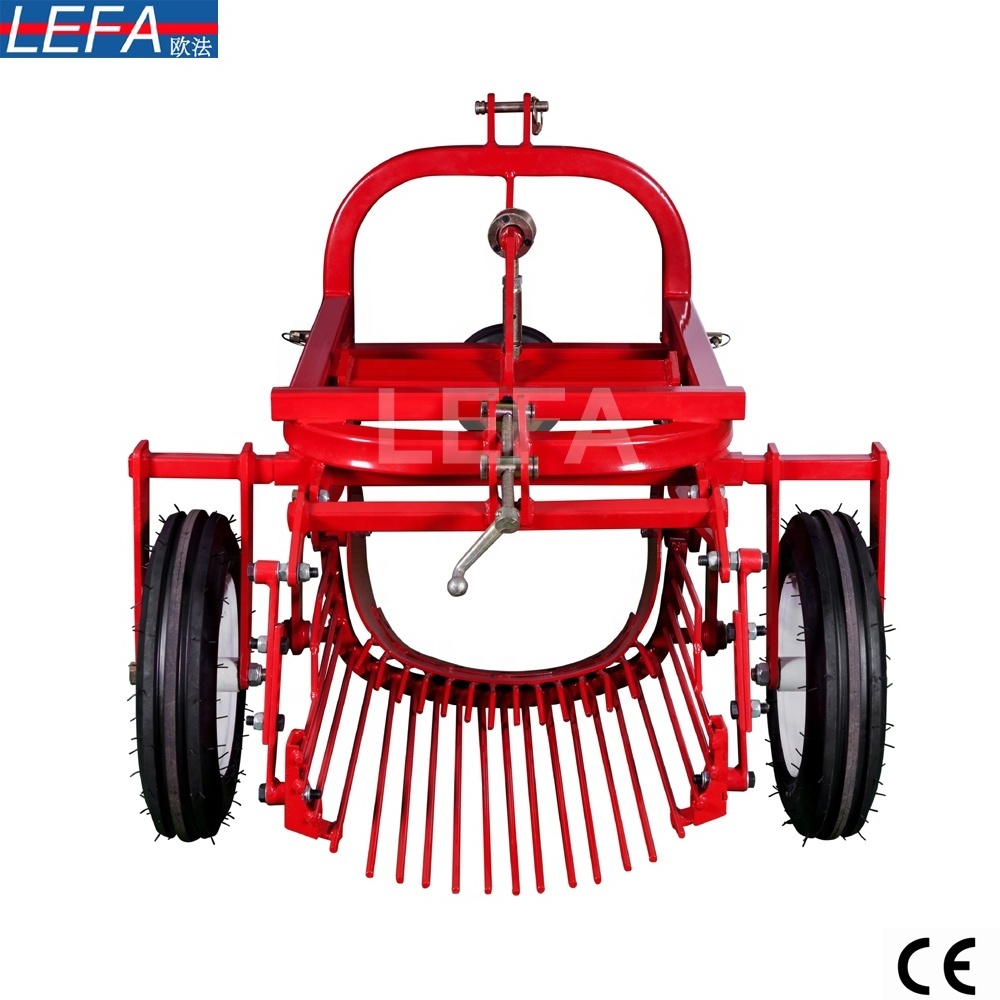 Tractor small potato harvester one row  potato digger machine with CE