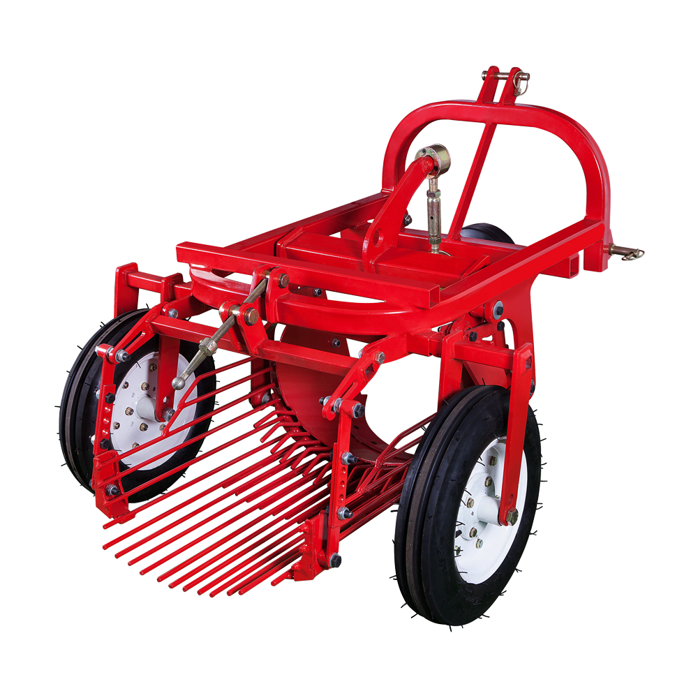 3 Point PTO Driven Small Farm Tractor Potato Harvester Mini Peanut Harvesting Machine Price for Sale One Row Mini Used Sweet