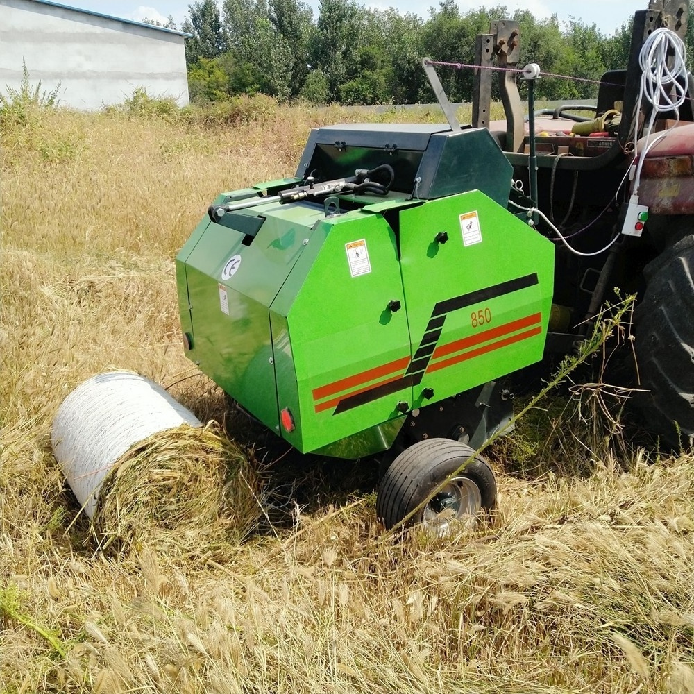 Agricultural Farm tractor PTO driven mini Round tractor Hay Baler 870 for sale