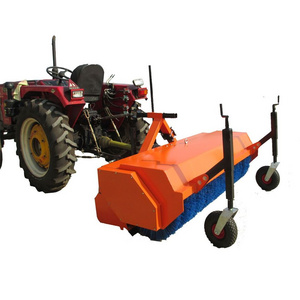 Farm implements Compact Tractor mounted 3 point  PTO China road power sweeper for sale