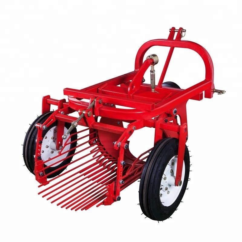 Agricultural mini tractor 3-point hook up one row small potato digger