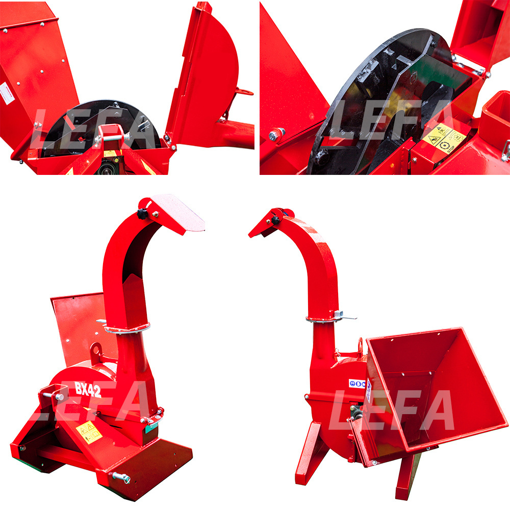 Tractor mini pto wood chipper shredder mulcher for sale