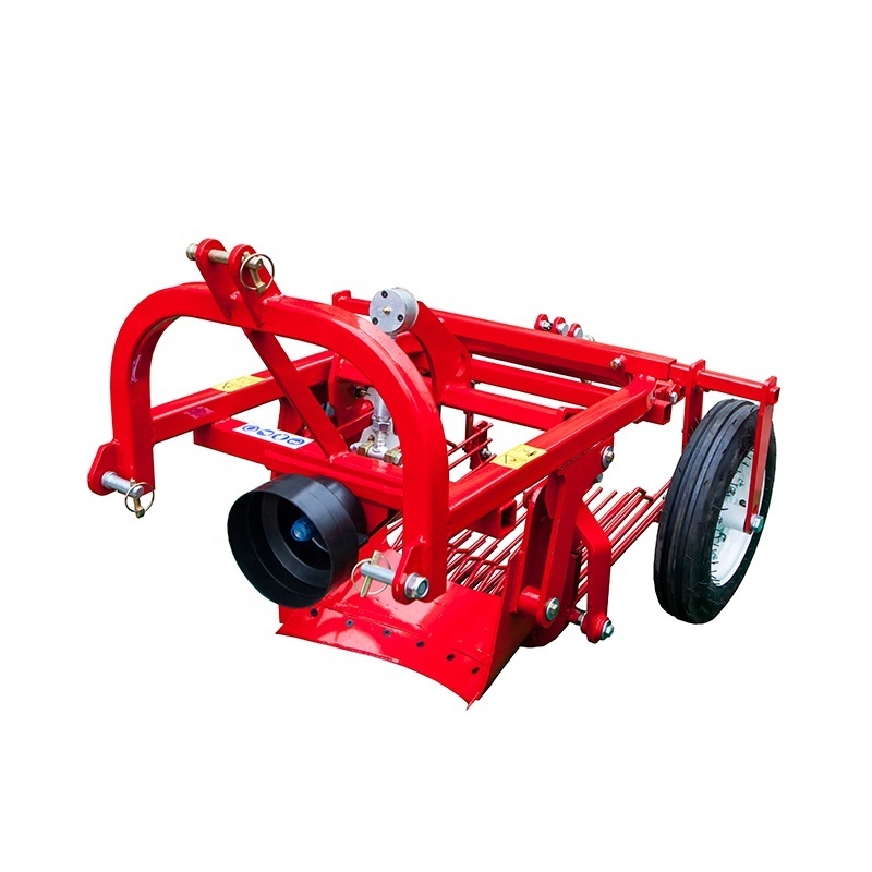 Agricultural mini tractor 3-point hook up one row small potato digger