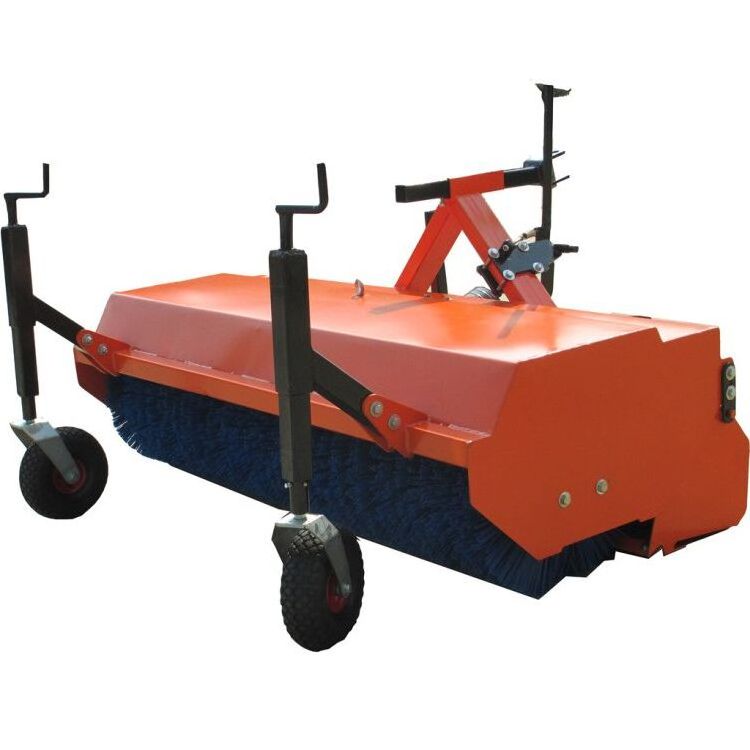 Farm 3 Point Hitch Tractor Small Street Sweeper Road Sweeper Machine with CE 12 Manufacture Plastic Provided Gearbox Pto Driven