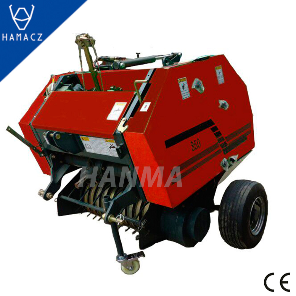 Tractor Mounted Pine Round Straw Hay Baler for Sale Customized Provided Gearbox Grass Prensa Para Uvas for Farms Europe, America