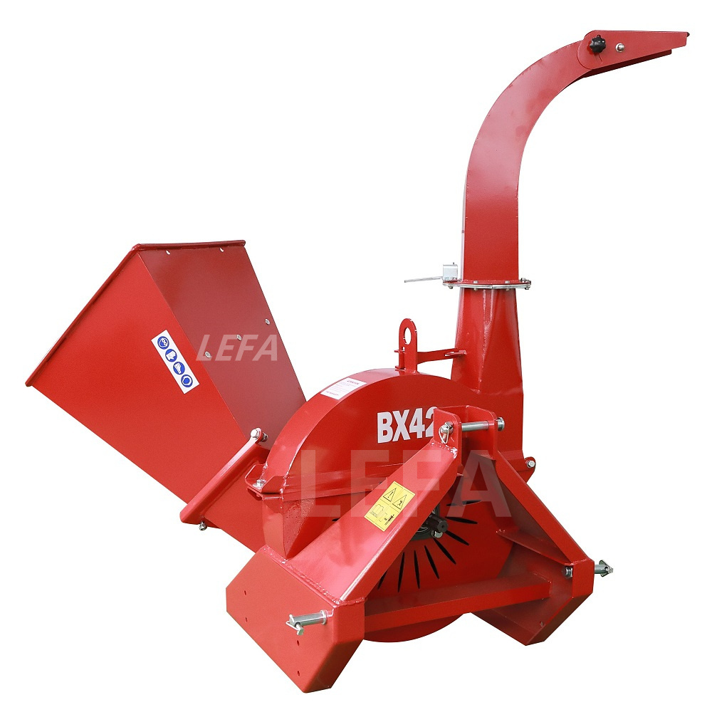 New 25-50HP Tractor 3-point Machine Chipper Shredder for Sale Pto Wood Manufacture Provided Gearbox Pto Driven Wood Dust 195