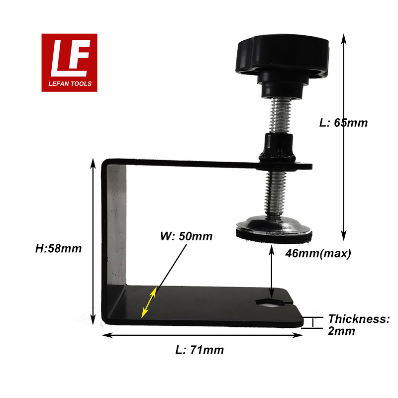 LEFAN drawer jig drawer front panel  installation clamps cabinet hardware work holding fixture