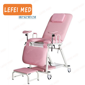 LF3225B Gynecological Examination Table gynecological examination table hospital furniture examination chair with stirrup