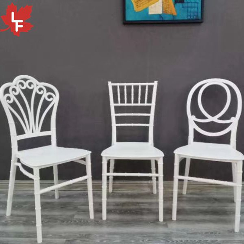 PP Chiavari Chairs Dining Living Room Furniture Wedding Restaurant Event Stackable Kids Adult Polyethylene Plastic Tiffany Chair