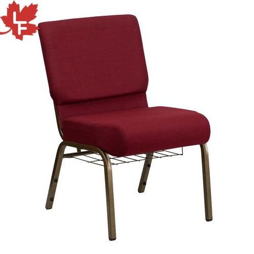 Factory Sale Cheap Stackable Upholstered Metal Church Chair For Used Theater Auditorium Furniture Interlock Padded Church Chairs