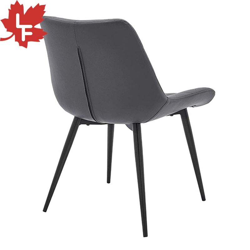 Wholesale Factory Cheap Modern Nordic Kitchen Restaurant Chair Living Room Furniture Sillas PU Leather Dining Chairs