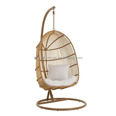 Wholesale Outdoor Rattan Hanging Egg Chair Indoor Leisure Wicker Patio Swing Chair Cheap Garden Egg Rattan Chair Hanging Swing