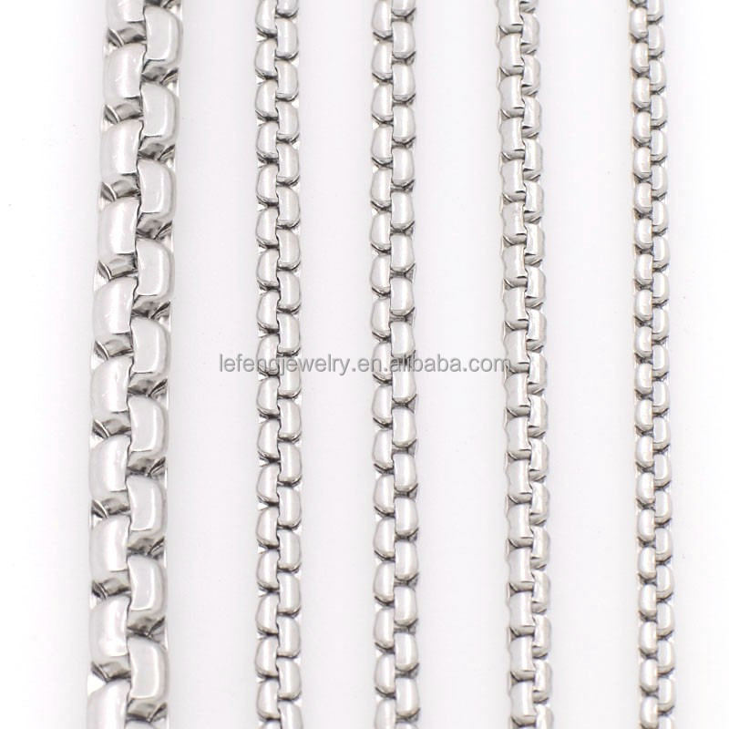 Stainless steel necklace chain, bulk sale high quality necklace S chain for men or women