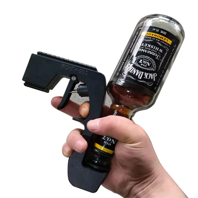 Portable Beer Gun Bar Party Champagne Spray Gun Birthday Wedding Champagne Pourer Ejector Feeding Drink Squirt Gun