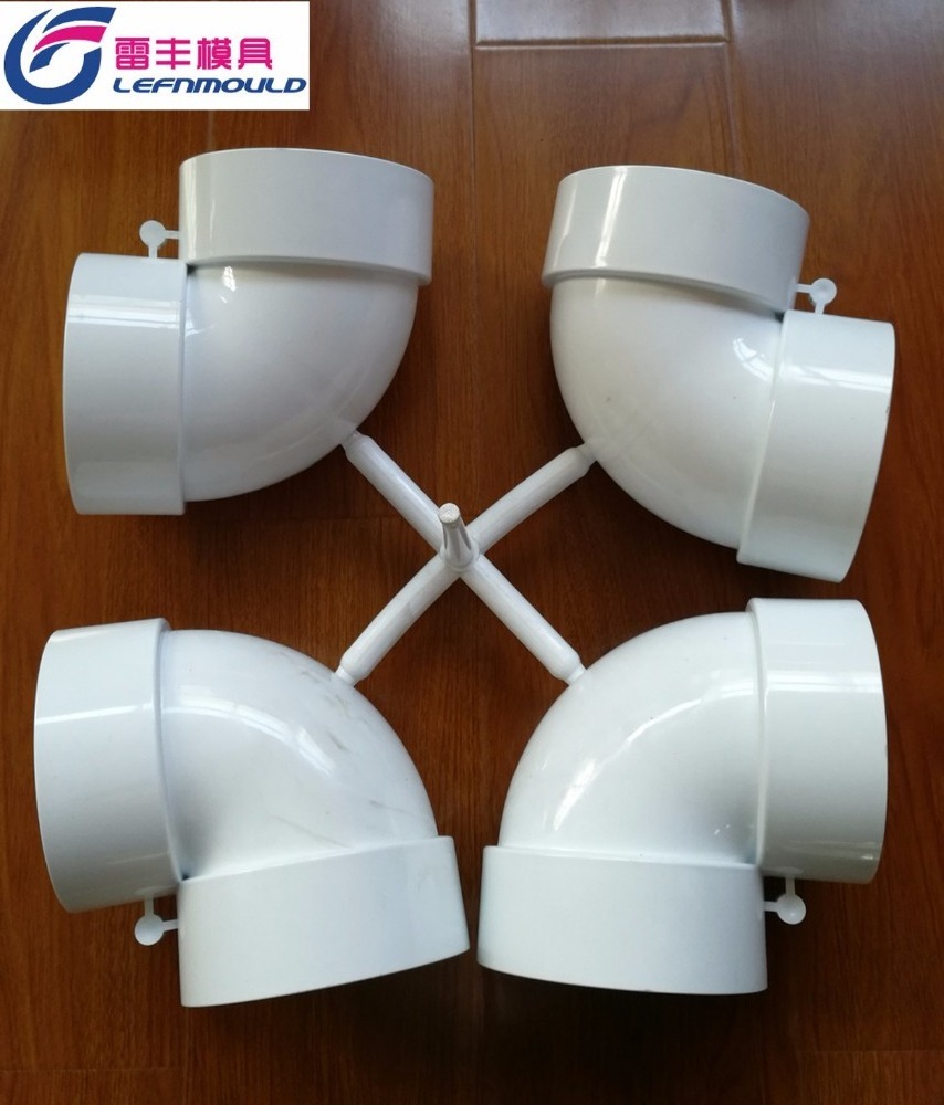 PVC plastic injection collapsible core pipe fitting mould