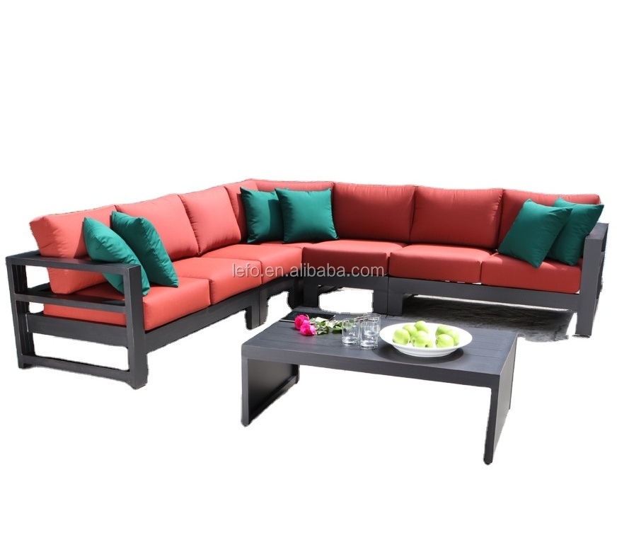 Aluminum outdoor garden furniture sofa set