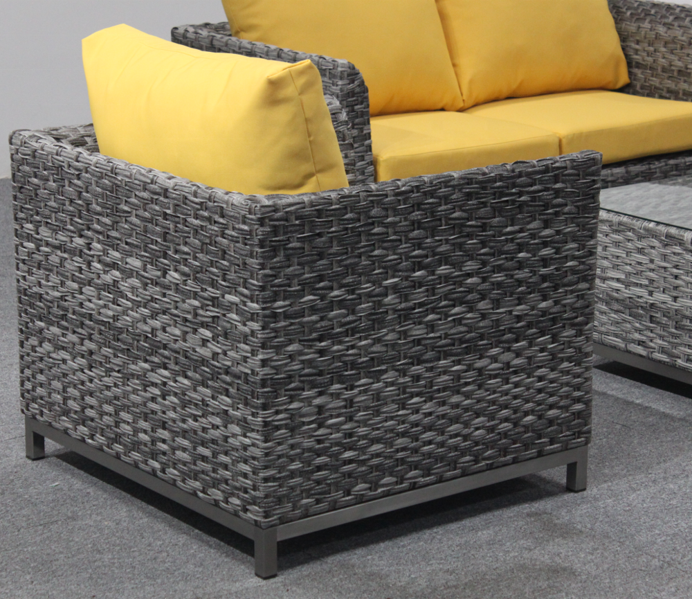 Italian Canadian style hotel furniture rattan wicker outdoor furniture