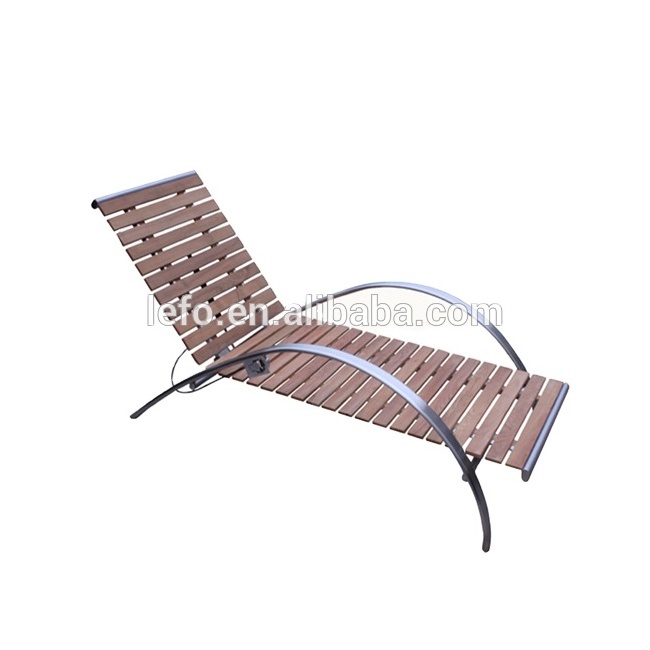 Wooden Leisure Hotel Garden Swimming Pool Chair Patio Sun Lounger Sun Bed Beach Lounge Outdoor Chair