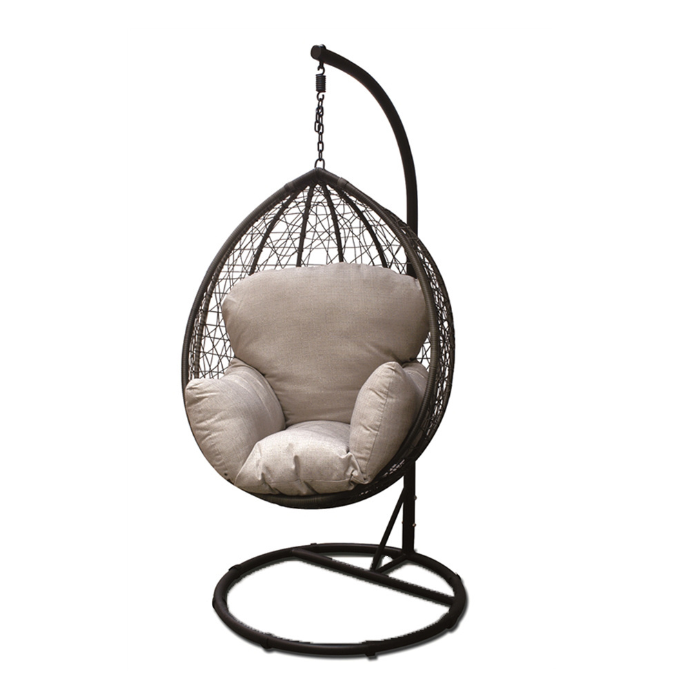 Outdoor patio wicker garden swing chairs