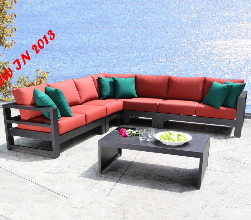 Garden leisure conversation sofa set outdoor sectional sofa patio furniture