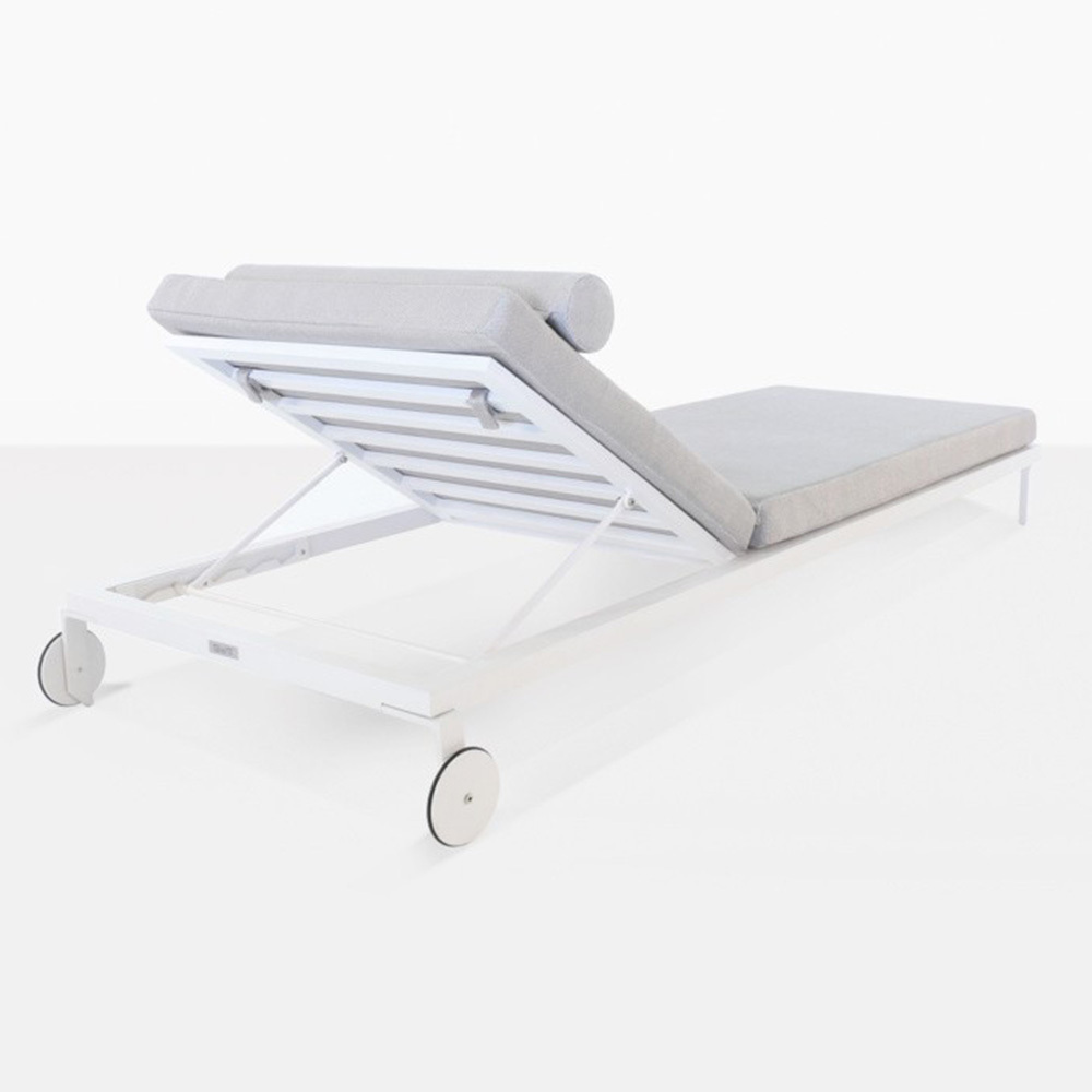 Patio Pool Outdoor Power-Coated Aluminum Chaise Lounge