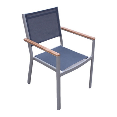 Outdoor Furniture Garden Dining Patio Aluminum Frame Sling Mesh Chair