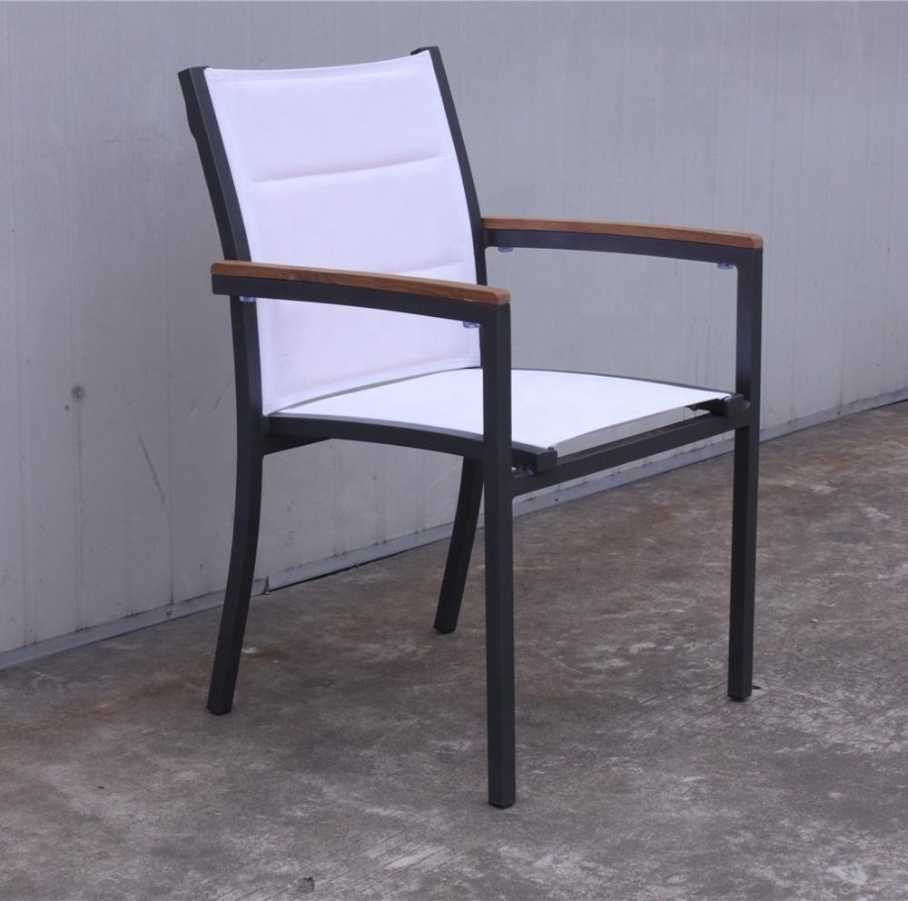 Outdoor Furniture Garden Dining Patio Aluminum Frame Sling Mesh Chair