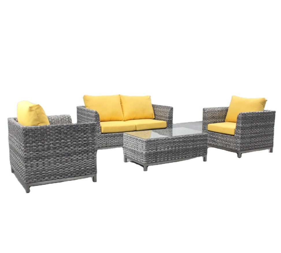 Italian Canadian style hotel furniture rattan wicker outdoor furniture