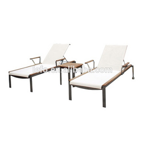 Wooden Leisure Hotel Garden Swimming Pool Chair Patio Sun Lounger Sun Bed Beach Lounge Outdoor Chair