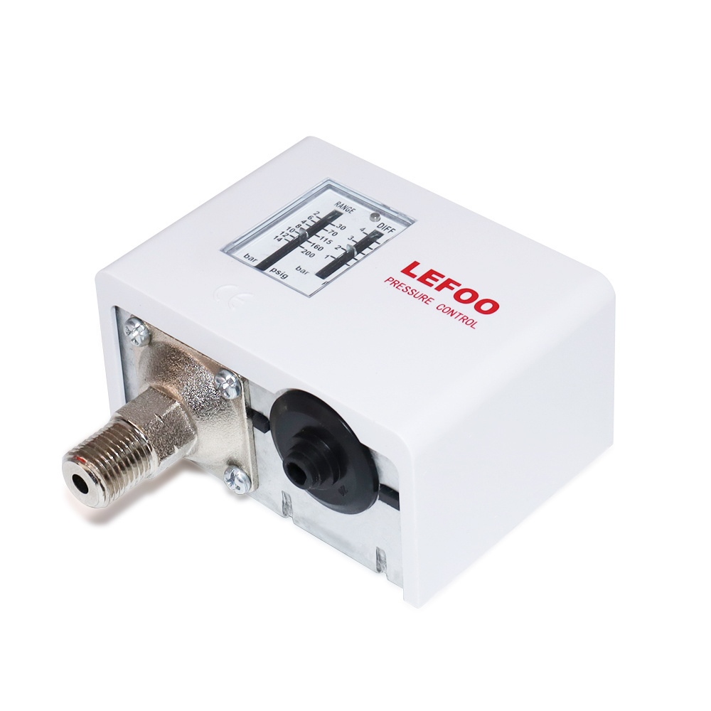 LEFOO LF55 High and Low Pressure Single Water Air Compressor Pressure Switch for Industrial RO system