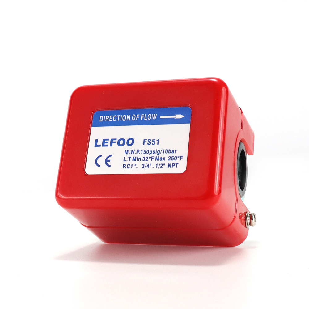 LEFOO FS51/52 Water Flow Switch For Fluid Flow Switch Paddle Flow Switch