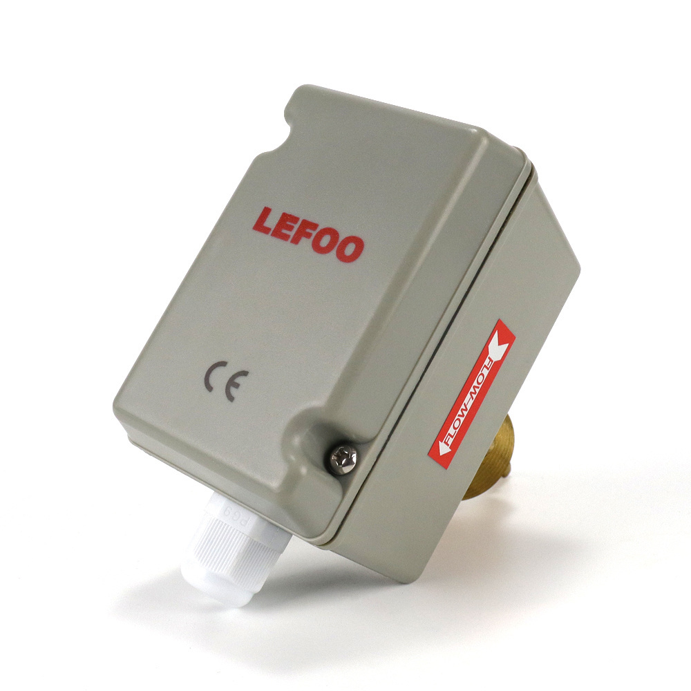 LEFOO FS51/52 Adjusting Water Pressure Paddle Liquid Flow Switch AC250V 10A 500000 Cycles 34BAR 1mpa 250V IP53