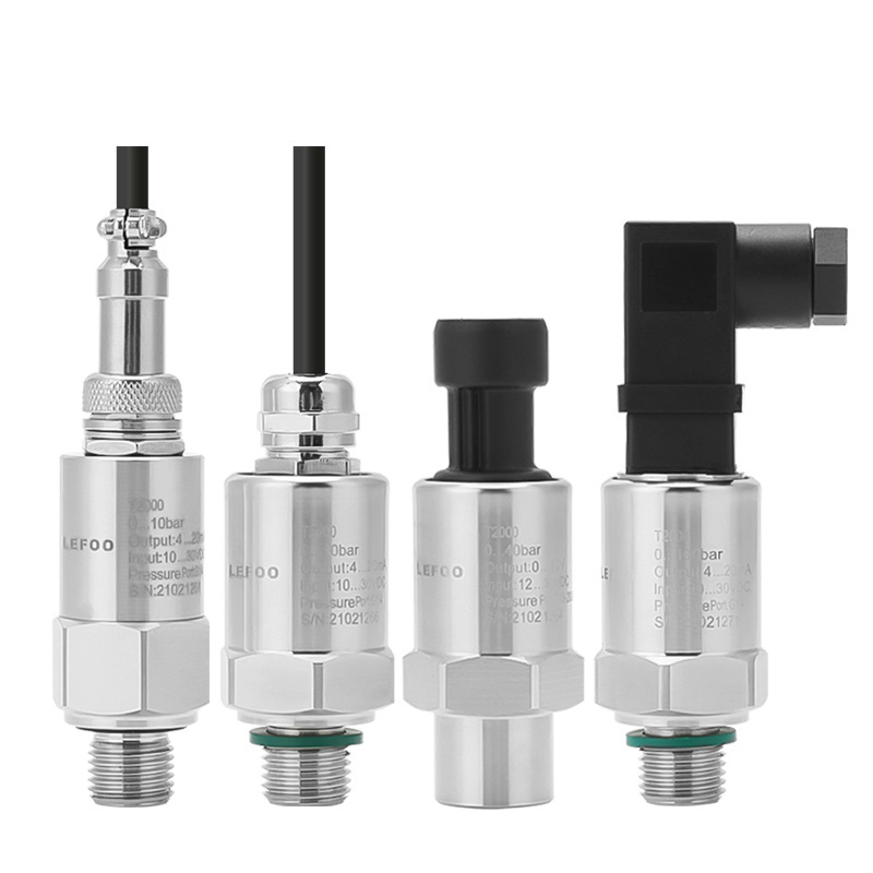 LEFOO T2000  ceramic 4-20ma hydraulic pressure transducer for Industry, accurate span and offset calibration