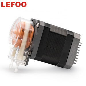 LEFOO Stepper Motor Peristaltic Pump manufacturer Three Rollers Beverage Dispensing Pump Dosing Pump 12V