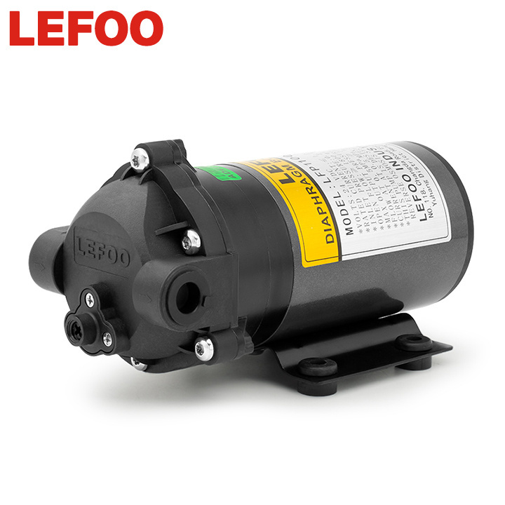 LEFOO 24V 100gpd ro booster pump diaphragm water pump ro water purifier pressure membrane pump