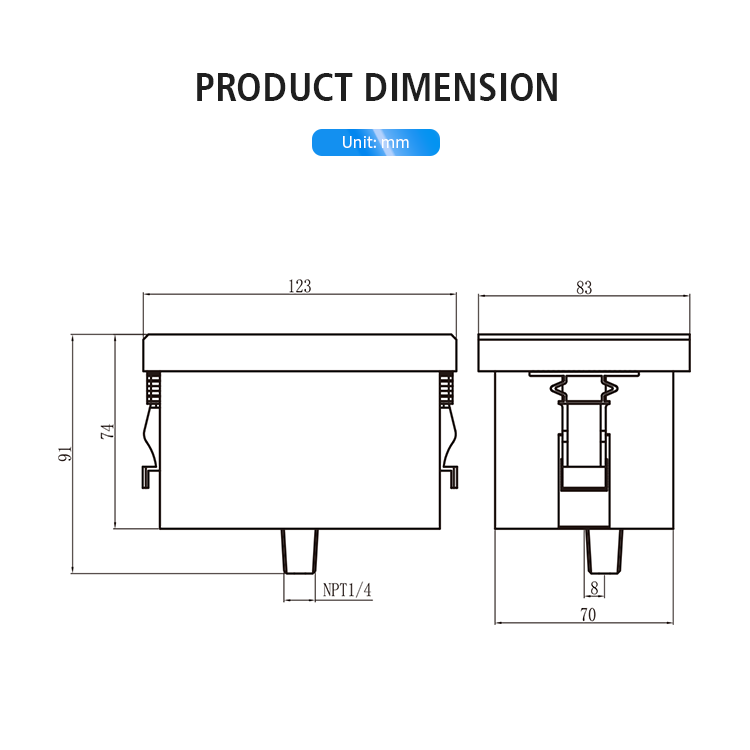 LEFOO Pressure Switch Large LCD Display Adjustable Negative Pressure Control Digital Pressure Switch or Vacuum Pump