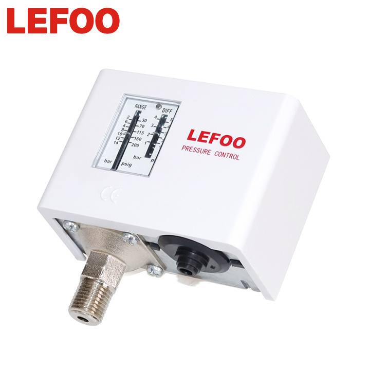 LEFOO LF55 compressor  pressure switch different pressure gauge refrigeration pump switch controller