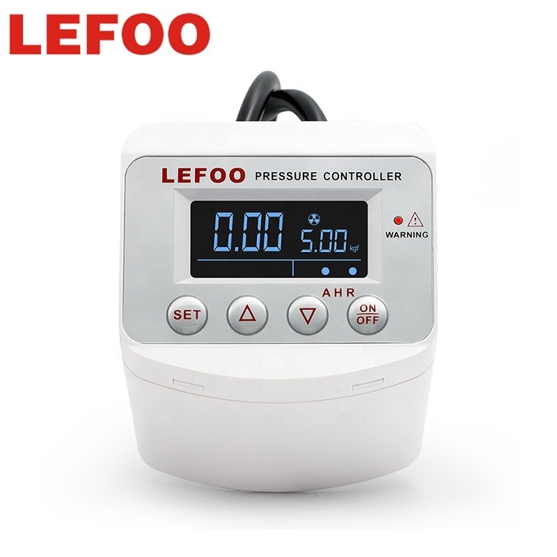 LEFOO high quality 220VAC Intelligent digital display air pressure controller pressure switch for Vacuum pump