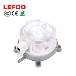 LEFOO Hvac Waterproof Heating Ventilation Furnace Vent Air Pressure Switch 50~5000pa Differential Pressure Switch