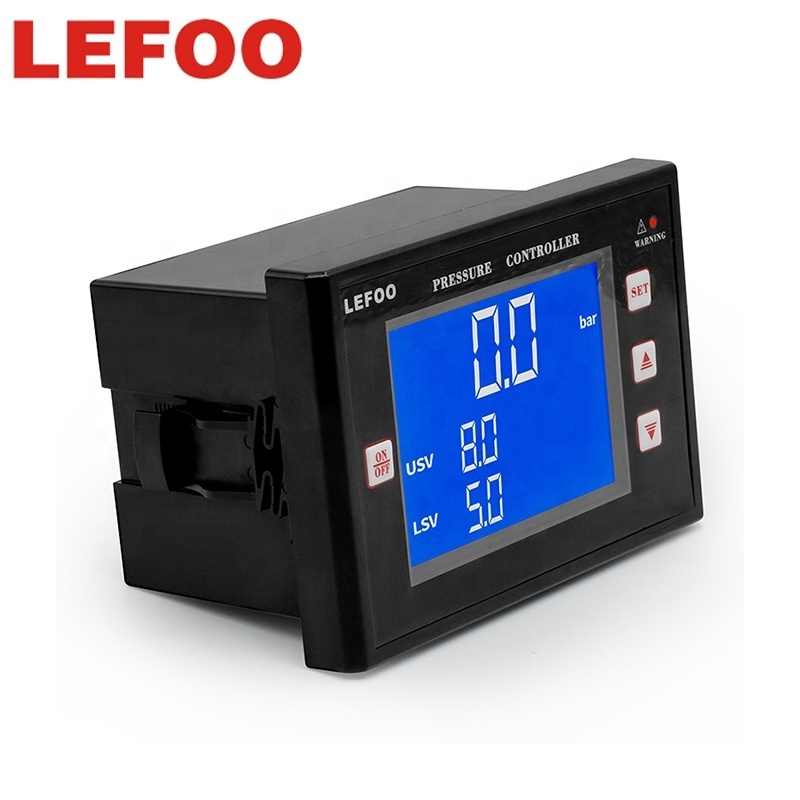 LEFOO High Quality 220/110VAC LCD digital display automatic intelligent pressure controller switch for vacuum pump