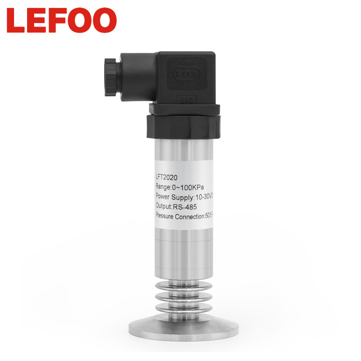 LEFOO clamp type Anti-blocking Flush diaphragm 0.05% Accuracy thin film pressure sensor With High accuracy